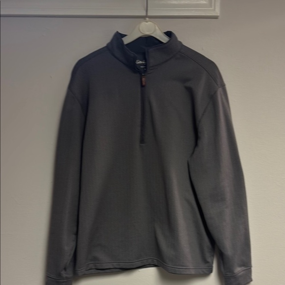 Gray Quarter-Zip Pullover - image 1